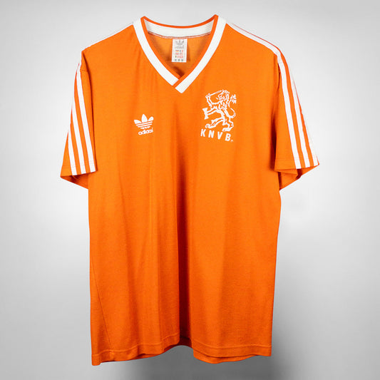 1985-1988 Netherlands Adidas Home Shirt #10 Ruud Gullit